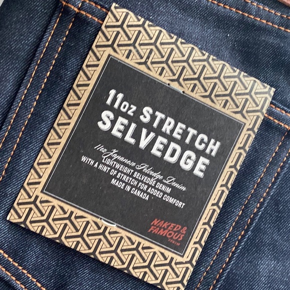 **SOLD OUT** NWT Naked & Famous Super Guy 11oz Stretch Denim - Picture 6 of 12